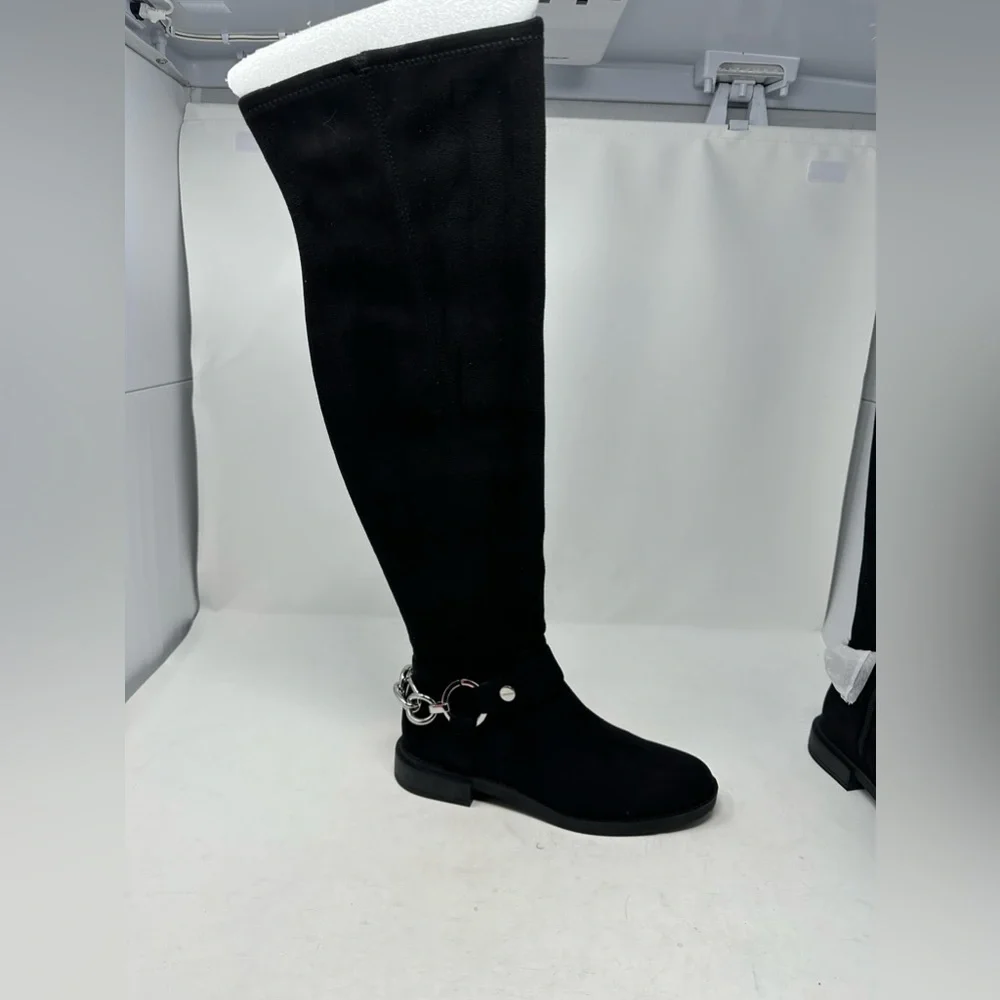 Calvin Klein Women's Akia Over-The-Knee Boot Faux Suede Size 6 M New in Box.